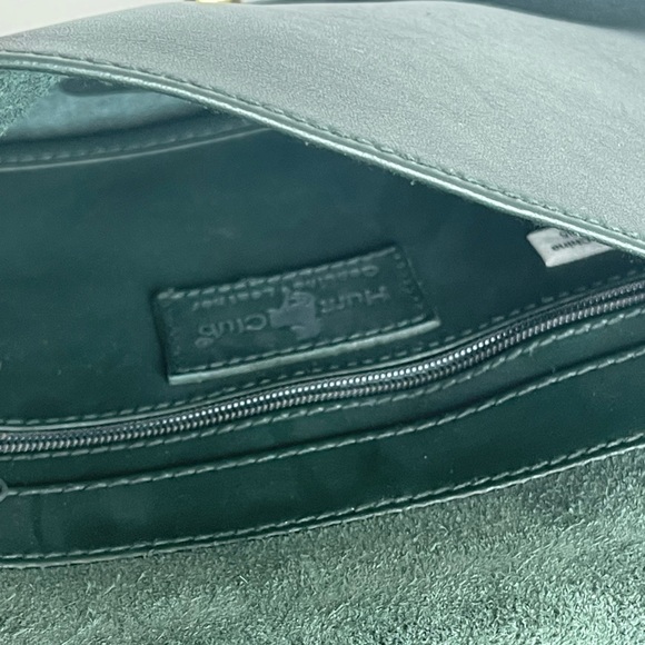 Hunt Club green leather Crossbody Bag with Gold Accents - Picture 10 of 12